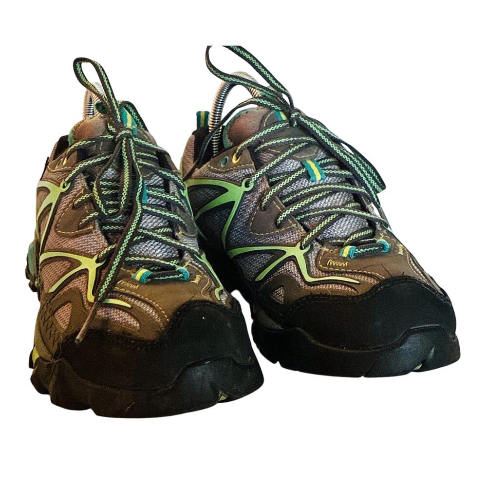 Merrill Sz 7.5 Capra Sport GTX Grey Wild Doe Prfrmnce Gortex Vibram sole Shoes